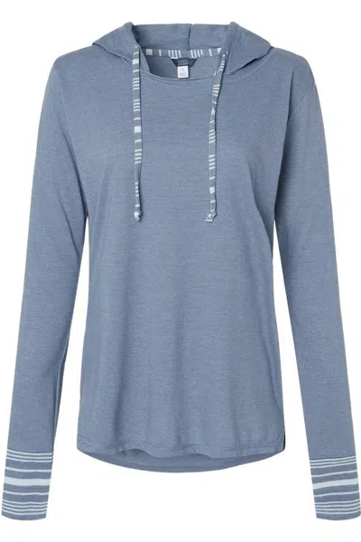 Mv Sport Women´s Heathered Jersey Hooded Tunic In Multi