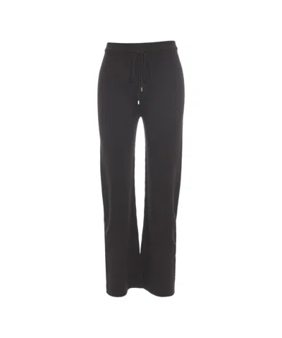Mvm Casual Knit Pants In Black