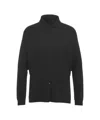 Mvm Knit Shirt With Classic Collar In Black