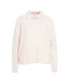 Mvm Knitted Sweater With Polo Neck In Pink