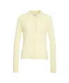 Mvm Polo Collar Knit Sweater In Yellow