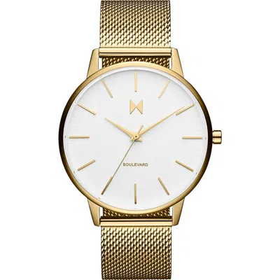 Mvmt Boulevard Mesh Strap Bracelet Watch, 38mm In Multi