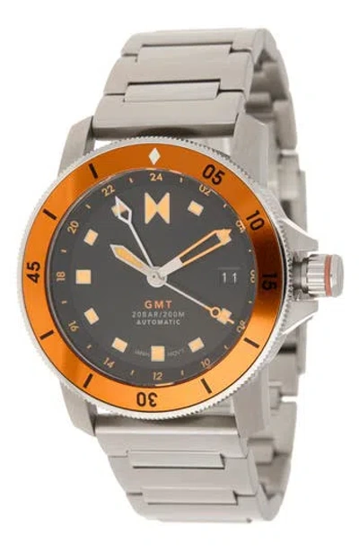Mvmt Cali Diver Automatic Gmt Watch, 40mm In Silver
