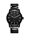 Mvmt Men's Classic Ii Black Ceramic Bracelet Watch ,44mm In Black/black