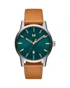 Mvmt Classic Ii Watch, 44mm In Green/tan
