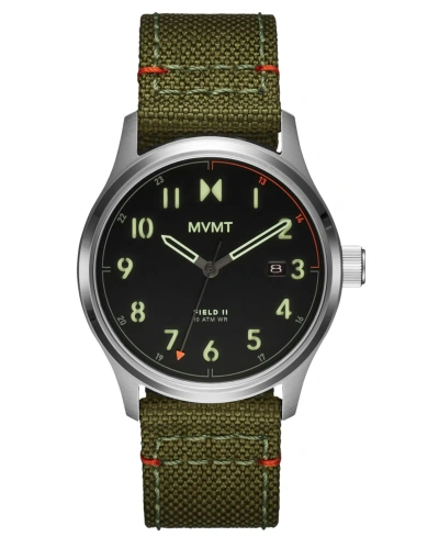 Mvmt Field Ii Men's Green Nylon Watch 41mm