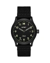 Mvmt Field Ii Men's Black Nylon Watch 41mm In Black