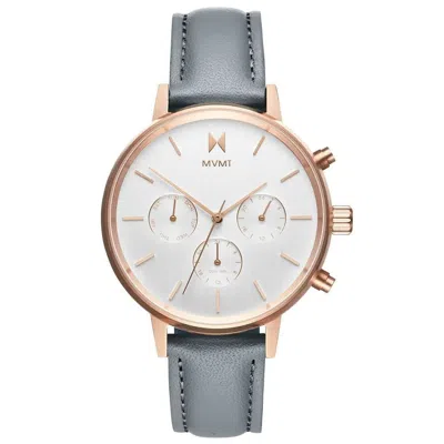 Mvmt Gray Leather Women's Watch