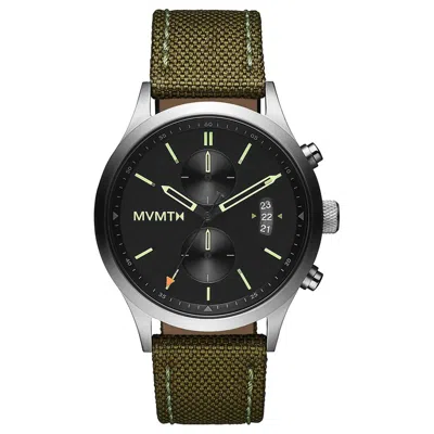 Mvmt Green Fabric Watch In Brown