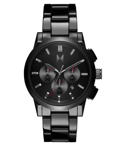 MVMT MEN'S CHRONO II BLACK CERAMIC BRACELET WATCH, 44MM
