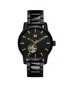 Mvmt Men's Classic Ii Automatic Ionic Plated Black Steel Watch 42mm In Black