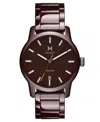 Mvmt Classic Ii Ceramic Watch, 44mm In Dark Red