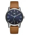 Mvmt Men's Classic Ii Tan Leather Strap Watch 44mm In Tan