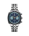 Mvmt Men's Mulholland Racer Silver Tone Stainless Steel Bracelet Watch, 42mm In Silver