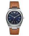 Mvmt Men's Odyssey Ii Brown Leather Strap Watch ,40mm In Brown
