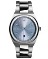 Mvmt Men's Odyssey Ii Silver-tone Stainless Steel Bracelet Watch 42mm In Silver