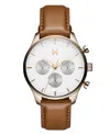 Mvmt Men's Airhawk Tan Leather Strap Watch 42mm In Tan
