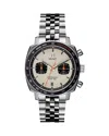 Mvmt Mulholland Driver Chronograph, 42mm In White/silver