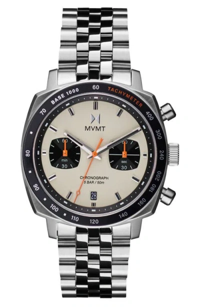Mvmt Mulholland Driver Chronograph, 42mm In Silver/gold Face