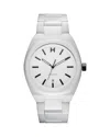 Mvmt Men's Odyssey Ii White Ceramic Bracelet Watch ,40mm In White/white