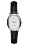 Mvmt Carmel Oval Watch, 25mm In Black