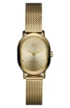 Mvmt Carmel Oval Watch, 25mm In Gold