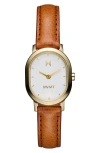 Mvmt Carmel Oval Watch, 25mm In Tan