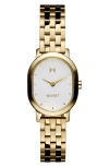 Mvmt Carmel Oval Watch, 25mm In White