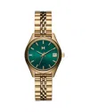 Mvmt Women's Ionic Plated Gold-tone Stainless Steel Watch 30mm In Green/gold