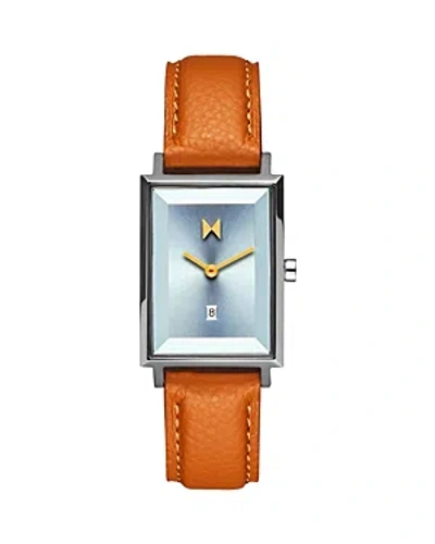 Mvmt Signature Square Watch, 24mm In Blue/orange