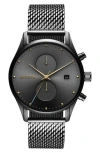 Mvmt Voyager Quartz Mesh Bracelet Watch, 42mm In Gray