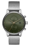 Mvmt Voyager Quartz Mesh Bracelet Watch, 42mm In Metallic