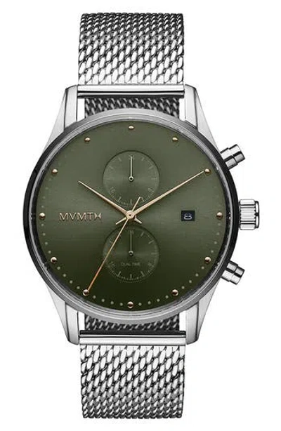 Mvmt Voyager Quartz Mesh Bracelet Watch, 42mm In Metallic