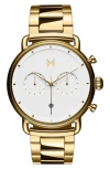 Mvmt Watches Blacktop Bracelet Watch, 47mm In Apollo Gold