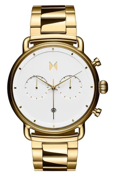 Mvmt Watches Blacktop Bracelet Watch, 47mm In Apollo Gold
