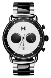 Mvmt Watches Blacktop Ii Chronograph Bracelet Watch, 47mm In Two Tone