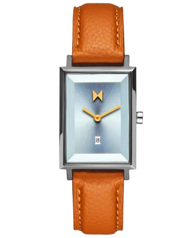 Mvmt Women's Quartz Signature Square Tan Leather Watch 24mm In Brown