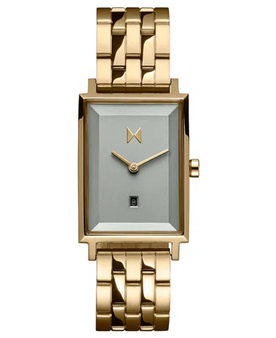 Mvmt Women's Signature Square Gold-tone Stainless Steel Bracelet Watch 24mm