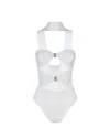 Mvp Wardarobe Body Bianco Con Dettagli Cut Out In 1101