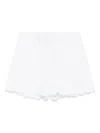 Mvp Wardrobe Broderie-anglaise Shorts In White