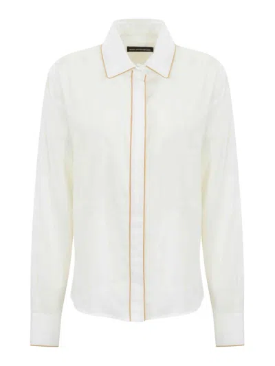 Mvp Wardrobe Linen Shirt In White