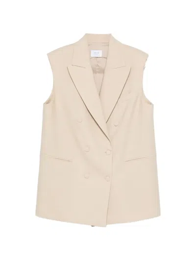 Mvp Wardrobe Double-breasted Waistcoat In Gold