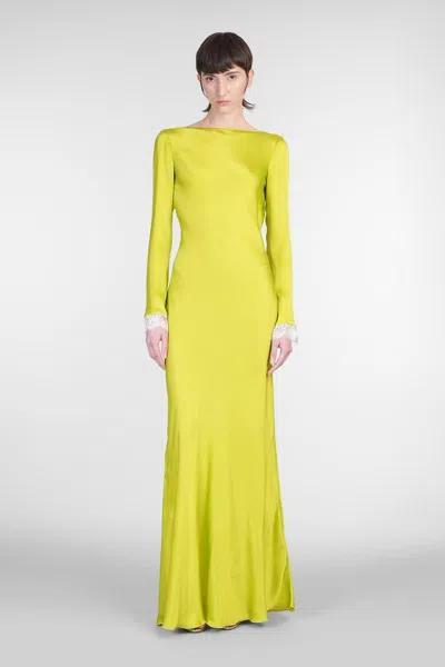 Mvp Wardrobe Dress Woman In Green Acetate
