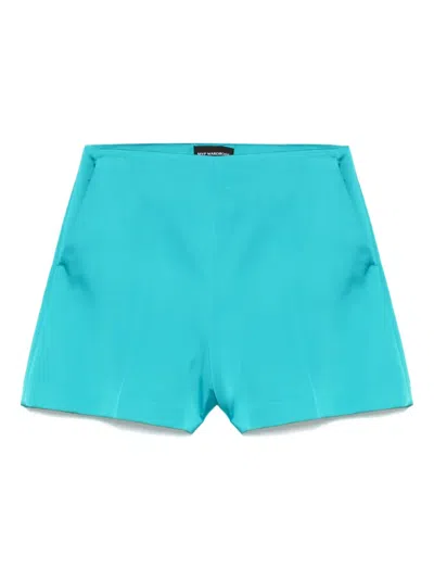Mvp Wardrobe High-waisted Shorts In Blue
