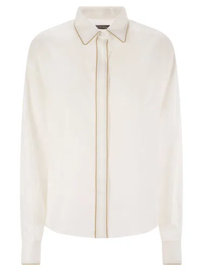 Mvp Wardrobe Linen Shirt In White