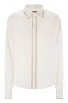 Mvp Wardrobe Linen Shirt In White