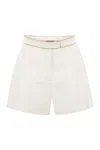 Mvp Wardrobe Bermuda Shorts In Linen