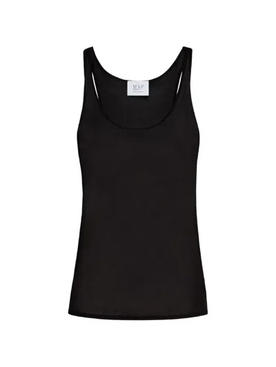 Mvp Wardrobe Scoop-neck Tank Top In Black