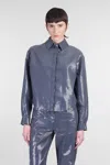 Mvp Wardrobe Cotton Blend Shirt With Allover Sequins