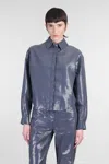 Mvp Wardrobe Cotton Blend Shirt With Allover Sequins